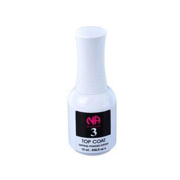 Каучуковое верхнее покрытие для ДИП системы (топ) "NA Nails" Top Coat Dipping 15 мл