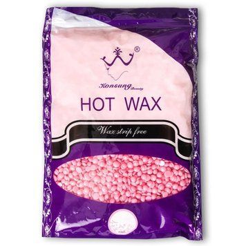 Горячий воск для депиляции в гранулах Hot Wax Розовый 1000 г