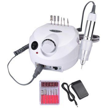 Фрезер для маникюра и педикюра Naill Drill ZS-601 65 Вт 45000 об/мин с педалью (белый)