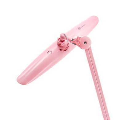 Лампа настольная на струбцине Working Lamp с кнопочным переключением, 24 Вт Розовая (лампа для мастера маникюра)