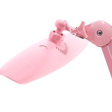 Лампа настольная на струбцине Working Lamp с кнопочным переключением, 24 Вт Розовая (лампа для мастера маникюра)
