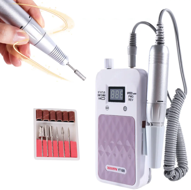 Стартовий набір для манікюру: фрезер Nail DRILL YT-928, USB лампа Q5, безворсові серветки, гель-лак