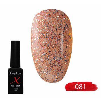 Гель-лак для ногтей X Nail Bar Professional 10 мл №081