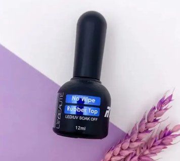 Верхнее покрытие для маникюра Lilly Beauty No Wipe без липкого слоя, 12 мл (топ для маникюра, топ для ногтей)