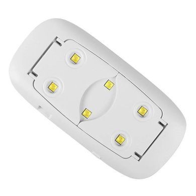 Компактна лампа для манікюру Sun mini LED+UV 6 Вт (білий)