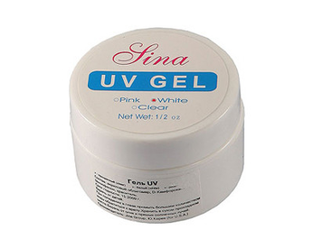Гель для наращивания ногтей UV Lina 15 г белый