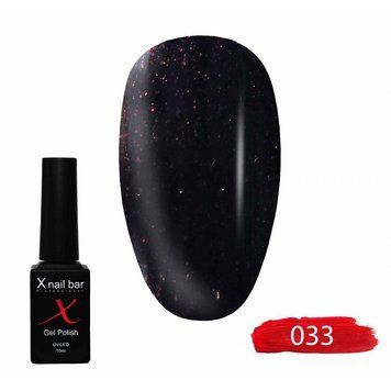 Гель-лак для ногтей X Nail Bar Professional 10 мл №033