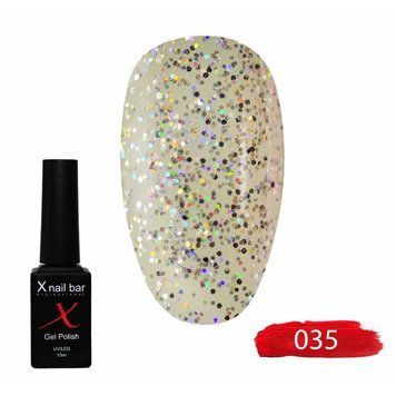 Гель-лак для ногтей X Nail Bar Professional 10 мл №035
