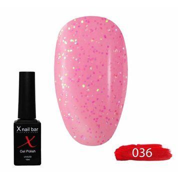 Гель-лак для ногтей X Nail Bar Professional 10 мл №036