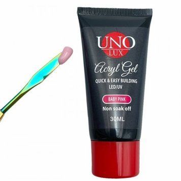 Полигель для ногтей Baby Pink UNO Lux 30 мл