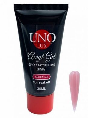 Полигель для ногтей Golden Tan UNO Lux 30 мл