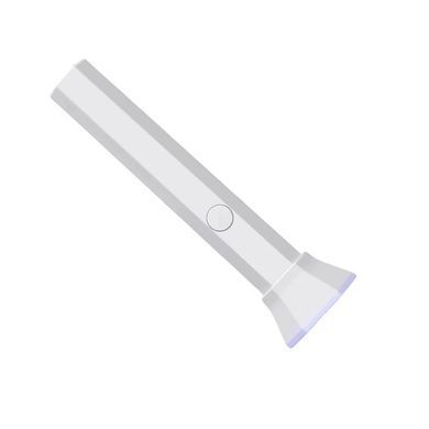 Портативна LED+UV лампа-ліхтарик для манікюру з підставкою YZ04, 18 Вт Білий