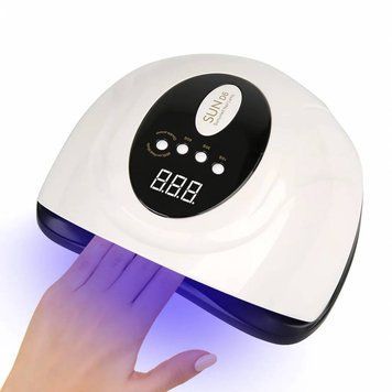 Лампа для манікюру SUN D6 LED+UV 150 Вт (манікюрна лампа, лампа для сушіння нігтів)