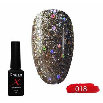 Гель-лак для ногтей X Nail Bar Professional 10 мл №018