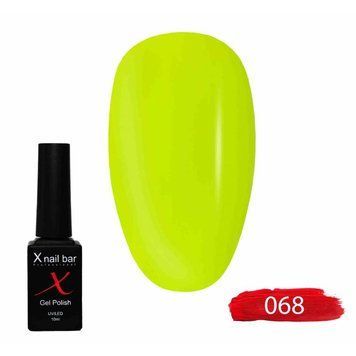 Гель-лак для ногтей X Nail Bar Professional 10 мл №068