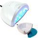 Набор для начинающих маникюра и педикюра: фрезер Nail Master ZS-603 65 Вт 45 000 об/мин + лампа Sun One 48 Вт