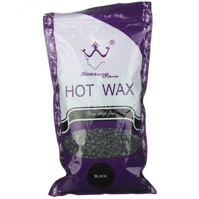 Горячий воск для депиляции в гранулах Hot Wax 1000 г Черный