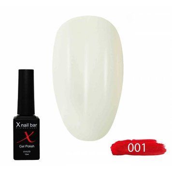 Гель-лак для ногтей X Nail Bar Professional 10 мл №001
