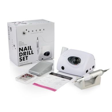 Фрезер для манікюру Nail Drill ZS-705 65 Вт 45 000 об/хв з педаллю (білий)