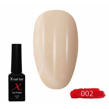 Гель-лак для ногтей X Nail Bar Professional 10 мл №002