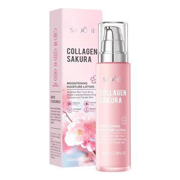 Лосьон-молочко для лица с коллагеном SADOER Collagen Sakura, 100 мл