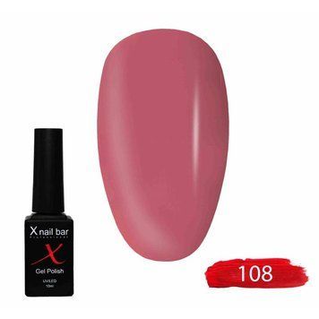 Гель-лак для ногтей X Nail Bar Professional 10 мл №108