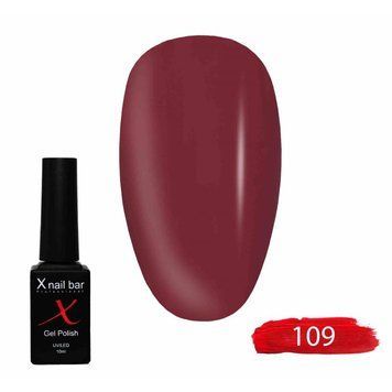 Гель-лак для ногтей X Nail Bar Professional 10 мл №109