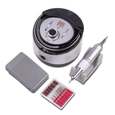Стартовый набор для маникюра с лампой Sun X 54 Вт и фрезером Nail Drill ZS-606 65 Вт 45000 об/мин и расходными материалами