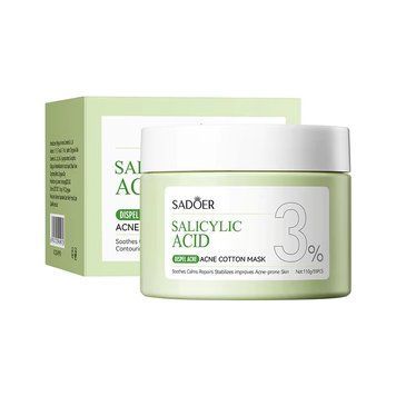 Пэды для лица c 3% аминокислот SADOER Salicylic Acid, 110 г 55 шт