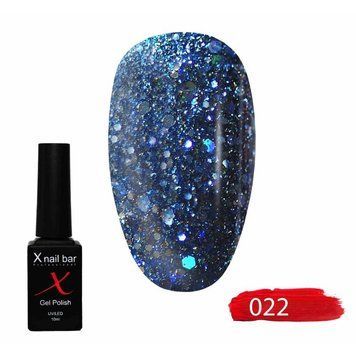 Гель-лак для ногтей X Nail Bar Professional 10 мл №022