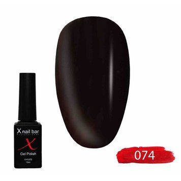 Гель-лак для ногтей X Nail Bar Professional 10 мл №074