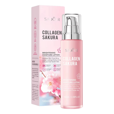Набір доглядової косметики з колагеном SADOER Collagen Sakura